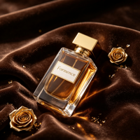 Flacons de parfum en verre de luxe fantaisie 50 ml et 30 ml avec pulvérisateur à pompe et impression sérigraphique avec boîte Formence Marque DPB Modèle
