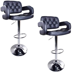 <span class=keywords><strong>Tabouret</strong></span> <span class=keywords><strong>de</strong></span> <span class=keywords><strong>Bar</strong></span> pivotant confortable et moderne <span class=keywords><strong>avec</strong></span> <span class=keywords><strong>accoudoir</strong></span>, chaise <span class=keywords><strong>de</strong></span> <span class=keywords><strong>Bar</strong></span> en cuir Pu pour la cuisine - Product Image 3