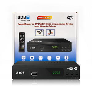 2024 Chile ISDBT set-top box supplier Full HD 1080P TV box free to air with wifi you-tube mpeg4 free OEM service