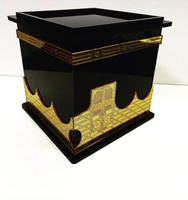 RAY YI Vente en gros personnalisé de luxe de haute qualité or acrylique Ahram Hajj Mubarak Wuth Hajj boîte-cadeau avec Hajj et Omra cadeaux