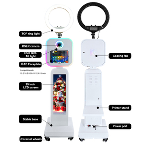 Photomaton portable pour mariage et fête, impression instantanée, compatible avec iPad 10,2-13 pouces, <span class=keywords><strong>logiciel</strong></span> <span class=keywords><strong>gratuit</strong></span>, écran 29 pouces, machine photo DSLR - Product Image 4