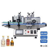 Machine d'étiquetage automatique de bureau de haute qualité pour petites bouteilles rondes, applicateur d'étiquettes, machine de codage et d'étiquetage pour bouteilles rondes