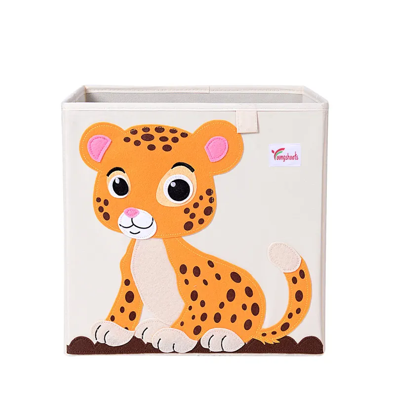 Boîte de rangement multifonction, Cube étanche, pliable, multifonction, pour jouets, résiste à l'eau, avec des animaux mignons
