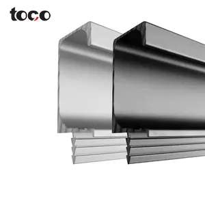 Toco — poignée de porte discrète en aluminium, pour armoire, décoration d'intérieur de meubles