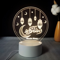 Lampe LED 3D visuelle chrétienne religieuse en acrylique, directement de l'usine, pour bureau, décoration intérieure, vente en gros