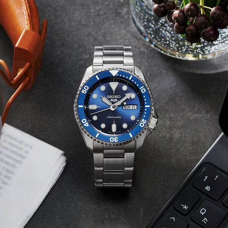 Seiko, новые часы № 5, мужские механические, импортные, оригинальные, повседневные, водонепроницаемые, со стальным поясом, мужские часы SRPD63K1