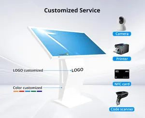 Informazioni interattivo Chiosco Touch screen Con La Macchina Fotografica Verticale self Service Chiosco di Controllo per Google map