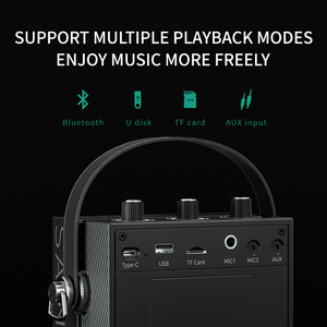 Tùy Chỉnh <span class=keywords><strong>Bluetooth</strong></span> Loa Cho Trong Nhà Và Ngoài Trời Di Động Đảng Đáp ứng Âm Thanh Máy Nghe Nhạc Loa Không Dây Với Microphone - Product Image 5