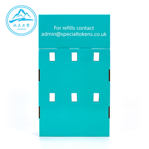 Présentoir de comptoir promotionnel en carton ondulé avec écran LCD pour sérum et crème visage, pelliculage mat, matériaux recyclés - Product Image 2