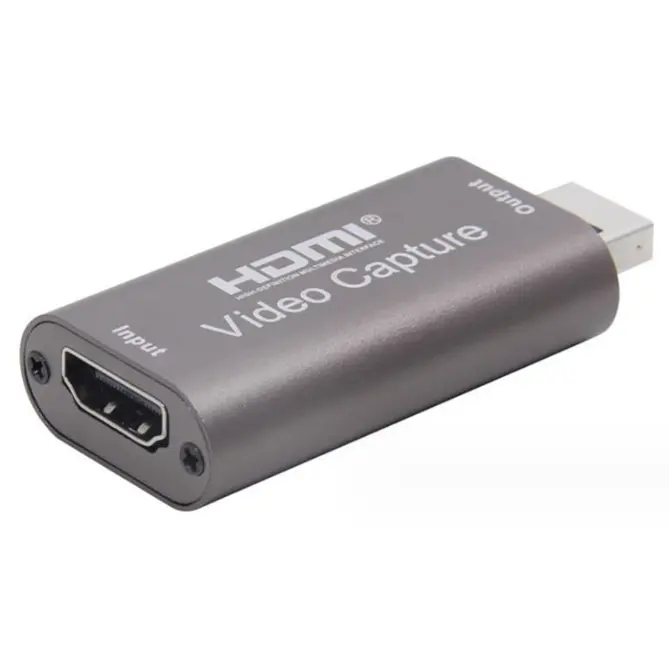 โปรโมต USB3.0โลหะรูปแบบใหม่ไปยังการ์ดจับภาพวิดีโอ HDMI อินพุต4K 1080P 60Hz Full HD สำหรับการถ่ายภาพทางการแพทย์ด้วยคอมพิวเตอร์