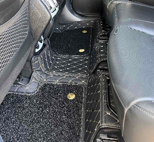 Alfombrillas <span class=keywords><strong>de</strong></span> Cuero para Auto, Color Negro Marrón Clásico, Volante a la Derecha, para Volkswagen Golf/Clase W251/Mercedes E220, 2023 - Product Image 2