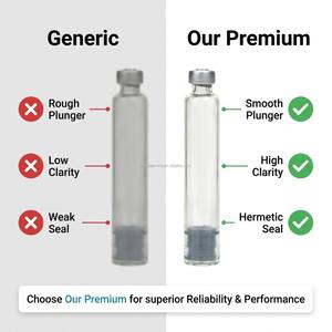 Universal 3ml Sterile Injection <b>Pen</b> Cartridge Compatible with V1 V2 V3 <b>Pen</b> Injector <b>Refillable</b> Glass Tube Bottle Wholesale - Product Image 6