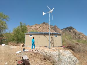 Мощный ветряной генератор 2000 Вт с напряжением 48 В, 96 в, 120 В, 220 В, ветряная мельница 2 кВт с лезвиями из ФАП длиной 1400 мм, CE - Product Image 4