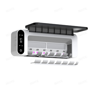 Giá đỡ bàn chải đánh răng UVC trực tiếp từ nhà máy, cửa sổ trong suốt, sấy khô bằng tia UV không dây, khử trùng bàn chải đánh răng và dao cạo râu cho nhà tắm gia đình - Product Image 2