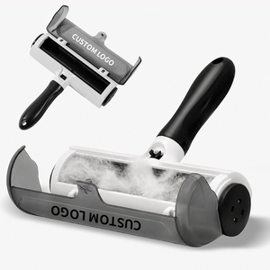 Factory Modern Detachable Grooming Tool Small Dogs <b>Pet</b> Roller <b>Brush</b> Hair Removal Mitts Made Durable Plastic Stainless Steel - Product Image 1