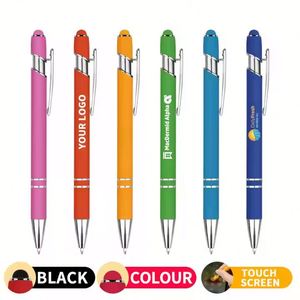 Bolígrafos Metálicos Promocionales Personalizados al por Mayor con Logotipo, Bolígrafo con Punta Táctil para Pantalla, Bolígrafo de 1.0 mm para Regalo - Product Image 2