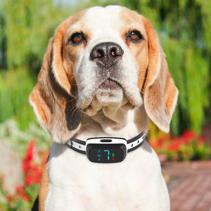 Dispositif anti-aboiement pour chien avec son, vibrations et choc électrique, collier d'entraînement pour le contrôle des aboiements, noir, bleu, orange, rose - Product Image 4