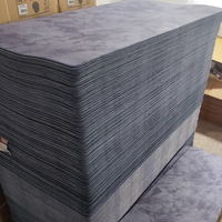 Tapis de souris gris personnalisé de haute qualité, XXL, grand tapis de bureau, tapis de souris avec logo, gris, imperméable, bord cousu, tapis de souris de jeu personnalisé