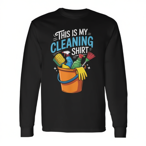 Esta es mi camiseta de limpieza de manga larga para tareas domésticas - Product Image 2