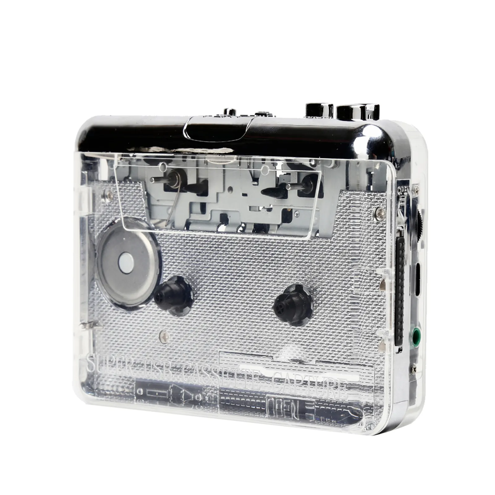 TONIVENT TON010 kaset portabel ke pemutar MP3, pemutar pita USB Mini, konverter MP3 dengan Input perangkat lunak AUX 3.5mm