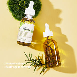 100% Natuurlijke Biologische Tea Tree Olie Verrijkte Rozemarijn Scalp Care Serum Eigen Merk Haarverzorging en Groeiolie voor Mannen en Vrouwen - Product Image 1