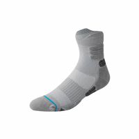 Chaussettes de tennis pour hommes, mi-mollet, respirantes, à séchage rapide, en coton tricoté, antibactériennes, antidérapantes, anti-humidité, pour le printemps