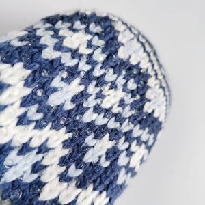 Unisex Customized Double Layer Slipper <strong>Socks</strong> Fleece Lined <strong>Fairisle</strong> Jacquard Pattern Cozy Casual Floor Winter <strong>Socks</strong> - Product Image 5