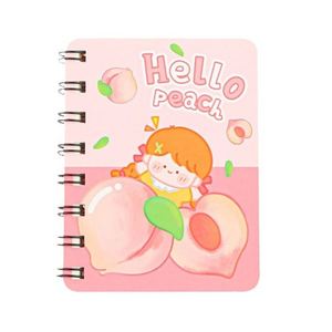 8 Carnets de poche miniatures personnalisés A6 A7 à spirale, couverture en papier mignonne, portable, bloc-notes pour filles - Product Image 2