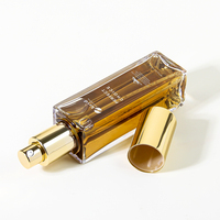 Luxe 30ml 50ml 100ml 120ml carré sérum fond de teint lotion pompe vaporisateur bouteille cosmétique cheveux huile compte-gouttes couvercle en aluminium