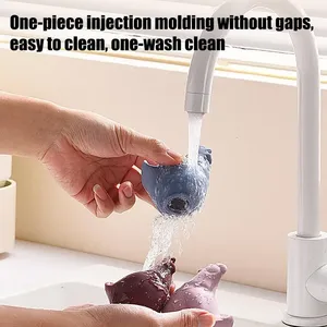 Séparateur d'œufs en silicone blanc, outil de séparation du jaune d'œuf, filtre alimentaire, gadgets pour cuisine, pâtisserie, restaurant - Product Image 5