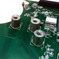 Entretoises à sertir en acier Sinhoo pour SMT, filetage M3, fixation rapide sur circuit imprimé, connecteurs de montage en surface, fixations compatibles SMD, zinguées, étamées