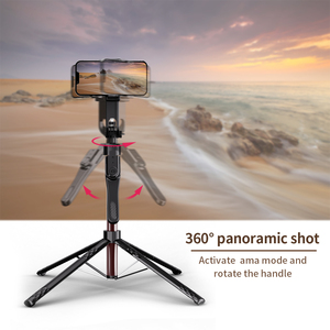 Trépied perche à selfie extensible avec télécommande sans fil pour prise de vue panoramique à 360 degrés pour téléphone Pro <span class=keywords><strong>Max</strong></span>/Samsung Go.Pro et support de caméra - Product Image 3