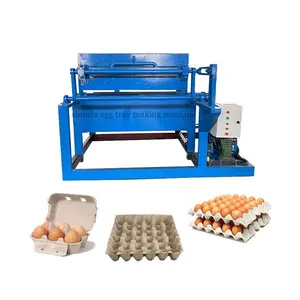 manual egg tray machine production line, small machine making egg trays