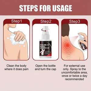Spray Analgesico Naturale OEM per Dolori Muscolari e Articolari, Azione Rapida per <span class=keywords><strong>Schiena</strong></span>, Gambe, Corpo, Ginocchia, per Sport - Product Image 4