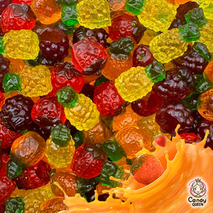 Vente en gros d'usine de <span class=keywords><strong>mini</strong></span> bonbons à la gelée assortis de confitures de fruits avec étiquette personnalisée certifié halal/casher aromatisé au goût fruité - Product Image 3