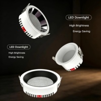 Spot encastré LED en aluminium durable sur mesure, anti-éblouissement, éclairage intérieur moderne, lampe OEM ODM de haute qualité