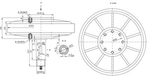 Aerogenerador de Eje Vertical de Energía Alternativa de 1kw 300rpm CA Trifásico de Baja Velocidad PMG <span class=keywords><strong>PMA</strong></span> Silencioso Magnético con Certificación CE - Product Image 5