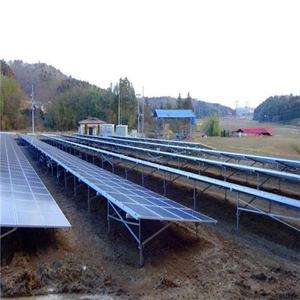 EU Wind & Snow Load Customizable Aluminum Solar PV Ground Mount <b>Racking</b> <b>System</b> for Commercial & Utility Solar Energy <b>System</b> - Product Image 1