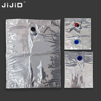 Sac BIB de qualité alimentaire sans BPA, haute barrière, en aluminium, aseptique, en boîte, de 1L à 220L, pour jus, vin et produits laitiers