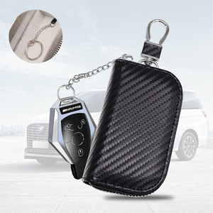 Biểu Tượng Tùy Chỉnh Faraday Túi Cho Chìa Khóa Xe Tín Hiệu Chặn Da Keychain Chống Trộm Bảo Vệ - Product Image 4