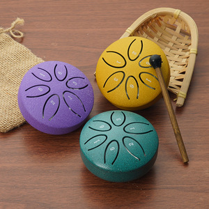 Mini 3-inch thép không gỉ lưỡi trống kích thước túi nhỏ Ethereal nhạc cụ gõ với 6-Tones trống buồng - Product Image 2