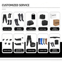 Bottes de massage électriques pour les jambes et les pieds, 4 ou 6 chambres, pour la circulation sanguine et la relaxation à domicile