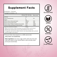 Gummies pour l'amélioration des hanches chez la femme, faible MOQ, soutien naturel des courbes, supplément pour des hanches rebondies, saveur baies, végétalien, à croquer