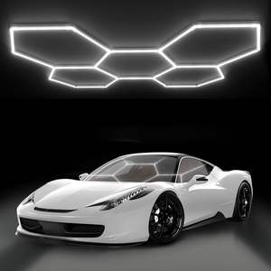 <span class=keywords><strong>Garage</strong></span> lumineux superbe d'hexagone de la grille 5 <span class=keywords><strong>LED</strong></span> allumant la lumière fonctionnante montée facile - Product Image 2