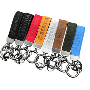 Porte-clés de voiture en daim de haute qualité porte-clés de moto Logo Laser en cuir pour hommes et femmes pour Yamaha - Product Image 3