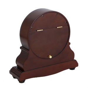 Wooden Table <strong>Clock</strong> Solid Wood Battery Operated Silent Mantle <strong>Clock</strong> for Living Room, Fireplace, Office, Desk, Shelf &amp; Home Decor - Product Image 3