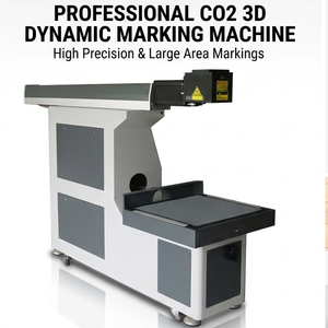 Máquina de Marcado Láser Dinámico de CO2 con Tubo Láser RF 3D a Precio de Fábrica para Cortar Papel, Cartón, Cuero, Jeans - Product Image 1