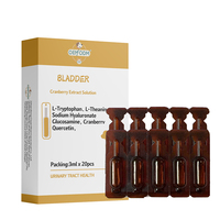 Gouttes d'extrait de canneberge biologique OEM ODM pour chats et chiens - Complément alimentaire pour la santé des voies urinaires pour la digestion sensible, toutes races
