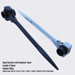 Dual Socket Spud Ratchet with Hammer Head <strong>Scaffolding</strong> <strong>Tools</strong> - Product Image 3