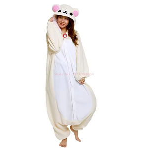 Personnage de dessin animé mignon japonais Rilakkuma Kigurumi Bear Sister Adult Anime Jumpsuit Pyjamas Kawaii Anime Pyjamas périphériques - Product Image 6